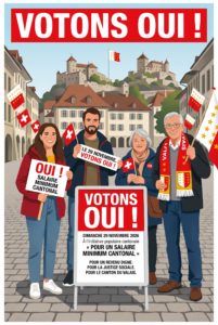 Oui - Pour un salaire minimum cantonal